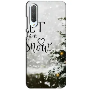Новогодние, Праздничные Чехлы для Xiaomi CC9 - 2024 год (Let it snow)