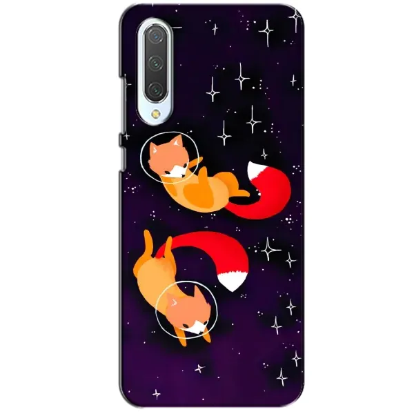 Чехол с принтом «Лисички космонавты» для Xiaomi CC9