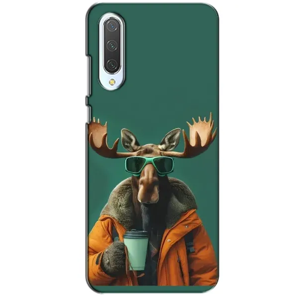 Чехол с принтом «Лось с кофе» для Xiaomi CC9 Чехол с принтом «Лось с кофе» для Xiaomi CC9