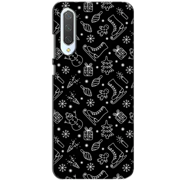 Чехол с принтом «Новогодний фон» для Xiaomi CC9 Чехол с принтом «Новогодний фон» для Xiaomi CC9