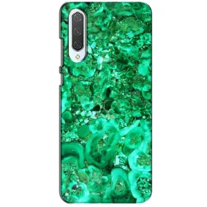Мраморный чехол на Xiaomi CC9 (VPrint) (Салатный Мрамор)