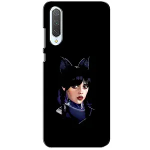 Чехлы Венсдей на Xiaomi CC9 Уэнсдей (AlphaPrint) (серьезная Уэнздей)