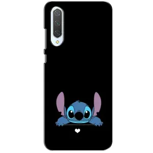 Чохол з принтом Стіч на Xiaomi CC9 (Стіч на чорному)