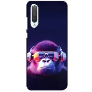Чехол с Обезьянами Xiaomi CC9 - (AlphaPrint) (Стильная обезьяна)