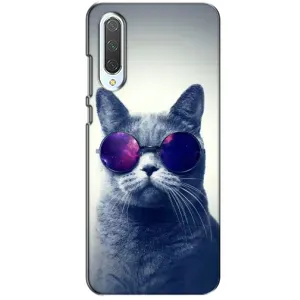 Чехол с принтом для Xiaomi CC9 (AlphaPrint) Модные коты (Стильный кот)