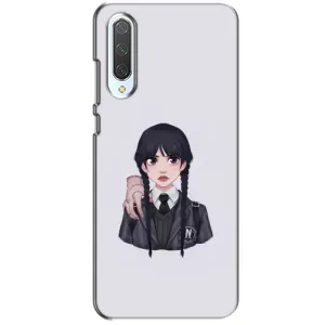 Чехлы Венсдей на Xiaomi CC9 Уэнсдей (AlphaPrint) (Уэнздей и Вещь)