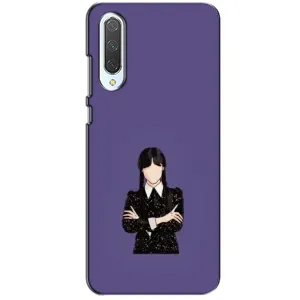 Чехлы Венсдей на Xiaomi CC9 Уэнсдей (AlphaPrint) (Уэнздей в черном)