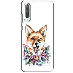 Чехлы с картинкой Лисички для Xiaomi CC9 (VPrint) (Веселая лисичка)
