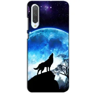Защитные чехлы для Сяоми СС9 (AlphaPrint) (ХИТ продаж) ВОЛК (Волк на луну)