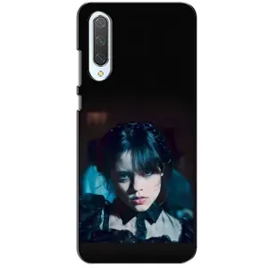 Чехлы Венсдей на Xiaomi CC9 Уэнсдей (AlphaPrint) (взгляд Уэнздей)