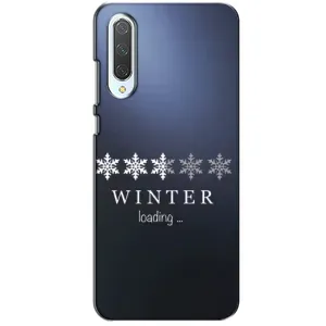 Зимние Чехлы для Сяоми СС9 - прозрачный фон (Winter loading)