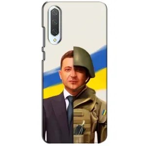 Чехол для Xiaomi CC9 (AlphaPrint - с принтом Зеленского) (Зеленский солдат)