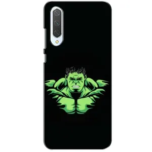 Чехлы с героями Марвел Xiaomi CC9 (VPrint) (Зелёный Халк)