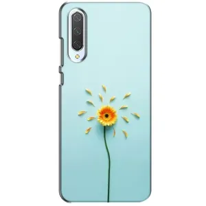 Чохли з квітами для Xiaomi CC9 (VPrint) (Жовта квітка)