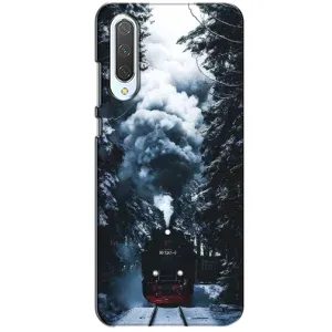 Новогодние, Праздничные Чехлы для Xiaomi CC9 - 2024 год (Зимний поезд)
