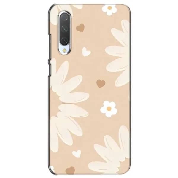 Чехол с принтом «Бежевые цветы» для Xiaomi Mi CC9e