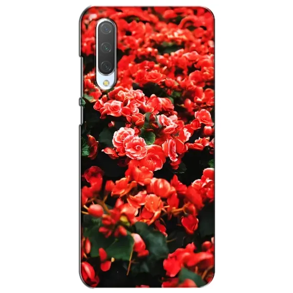 Чехол с принтом «Цветы красные» для Xiaomi Mi CC9e