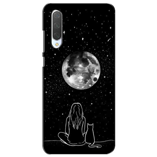 Чехол с принтом «Девушка с котом» для Xiaomi Mi CC9e