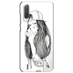 Чехол с печатью для Xiaomi Mi CC9e - (Мода) (AlphaPrint) (Фото девочки)