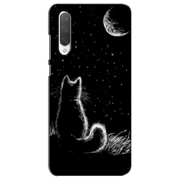Чехол с принтом «Котик и луна» для Xiaomi Mi CC9e