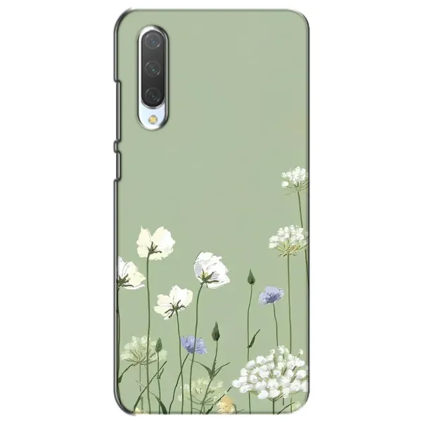 Чехол с принтом «Цветы на зеленом» для Xiaomi Mi CC9e