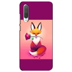 Чехлы с картинкой Лисички для Xiaomi Mi CC9e (VPrint) (Лисичка с розочкой)