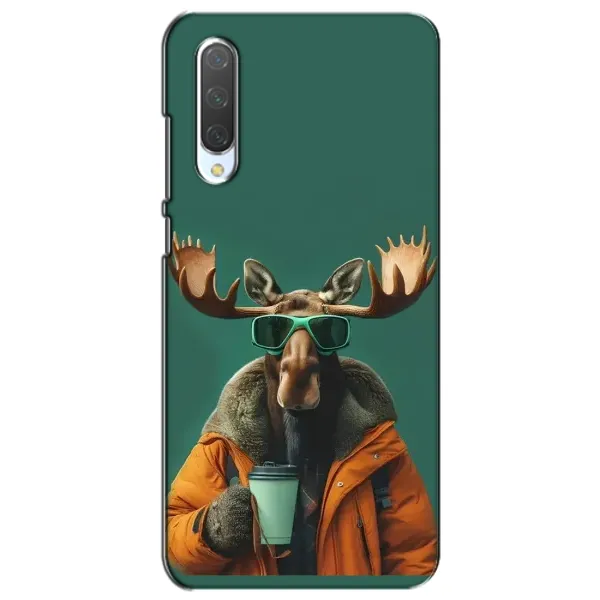 Чехол с принтом «Лось с кофе» для Xiaomi Mi CC9e Чехол с принтом «Лось с кофе» для Xiaomi Mi CC9e