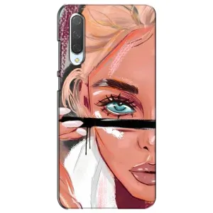 Чехол с печатью для Xiaomi Mi CC9e - (Мода) (AlphaPrint) (Макияж)