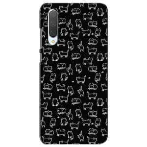 Чехол с принтом для Xiaomi Mi CC9e (AlphaPrint) Модные коты (Меленькие котики)
