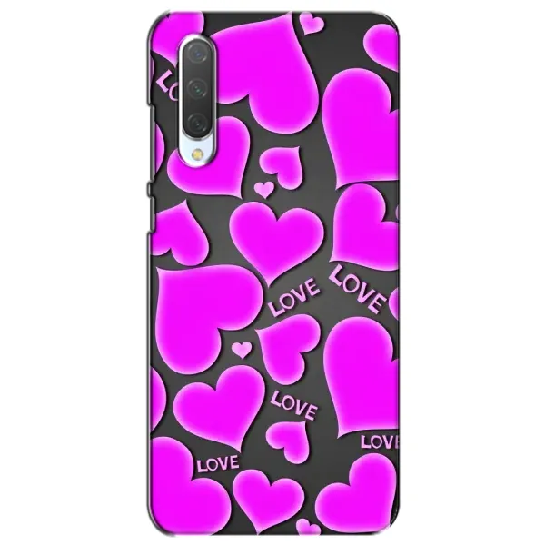 Чехол с принтом «Pink hearts» для Xiaomi Mi CC9e