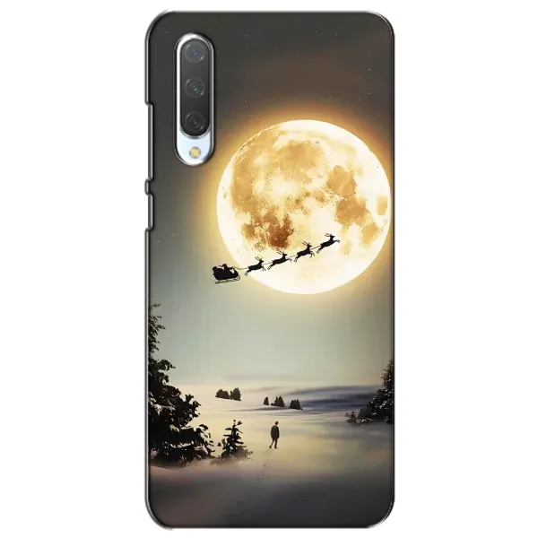 Чехол с принтом «Санта на луне» для Xiaomi Mi CC9e
