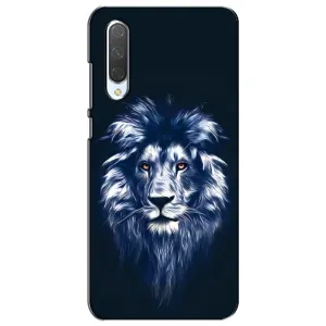 Чехол со Львом для Xiaomi Mi CC9e (VPrint) (Синий Лев)