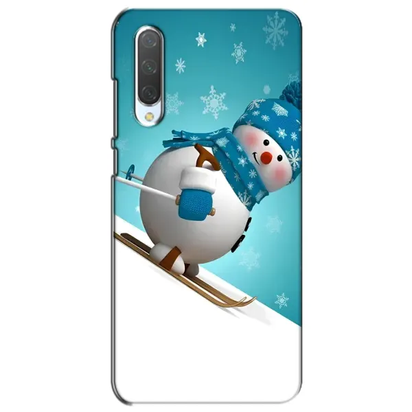 Чехол с принтом «Снеговик на лыжах» для Xiaomi Mi CC9e