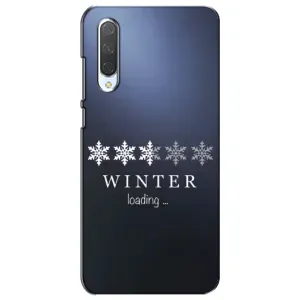 Зимние Чехлы для Сяоми Ми CC9e - прозрачный фон (Winter loading)