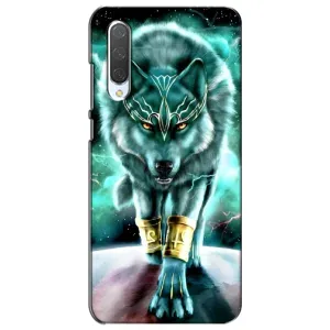 Защитные чехлы для Сяоми Ми CC9e (AlphaPrint) (ХИТ продаж) ВОЛК (Яркий волк)