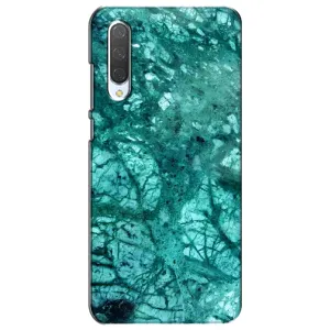 Мраморный чехол на Xiaomi Mi CC9e (VPrint) (Зеленый мрамор)