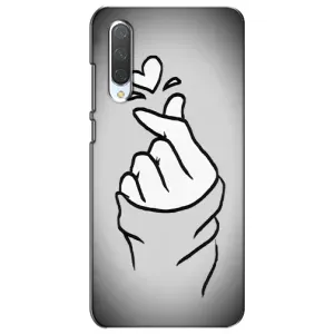 Чехол с принтом для Xiaomi Mi CC9e (AlphaPrint - Знак сердечка) (Значок Love)