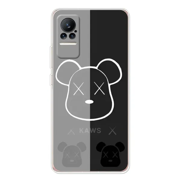 Чехол с принтом «БеарБрик глаза» для Xiaomi Civi 1S