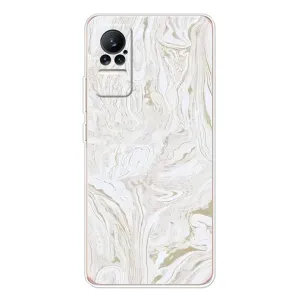 Мраморный чехол на Xiaomi Civi 1S (VPrint) (Белый мрамор)