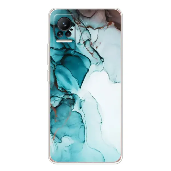 Чехол с принтом «Бирюзовый мрамор» для Xiaomi Civi 1S