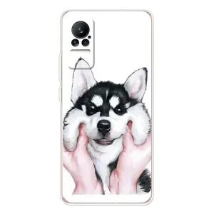 Чехлы с собаками для Xiaomi Civi 1S (VPrint) (Довольный Хаски)