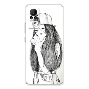 Чохол з друком для Xiaomi Civi 1S - (Мода) (AlphaPrint) (Фото дівчини)