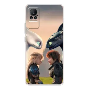 Чехол как приручить дракона на Xiaomi Civi 1S (Иккинг и Астрид)