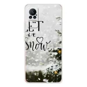 Новогодние, Праздничные Чехлы для Xiaomi Civi 1S - 2024 год (Let it snow)