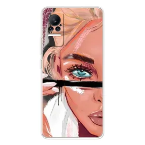 Чохол з друком для Xiaomi Civi 1S - (Мода) (AlphaPrint) (Макіяж)