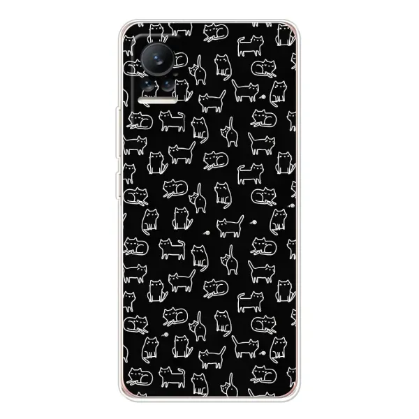 Чехол с принтом «Меленькие котики» для Xiaomi Civi 1S Чехол с принтом «Меленькие котики» для Xiaomi Civi 1S
