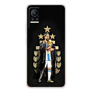 Чехлы для Xiaomi Civi 1S (Leo чемпион) (AlphaPrint) (Месси Король)