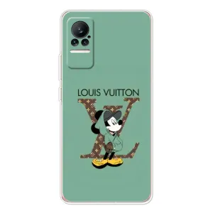 Чехлы Луи Витон для Xiaomi Civi 1S (AlphaPrint - LOUIS VUITTON) (Микки Маус LV)