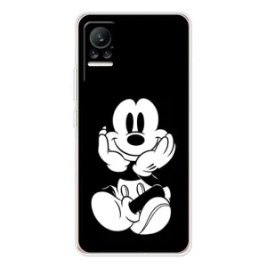 Міккі Маус чохол для Xiaomi Civi 1S (AlphaPrint - Мультяшні) (Маус на чорному)