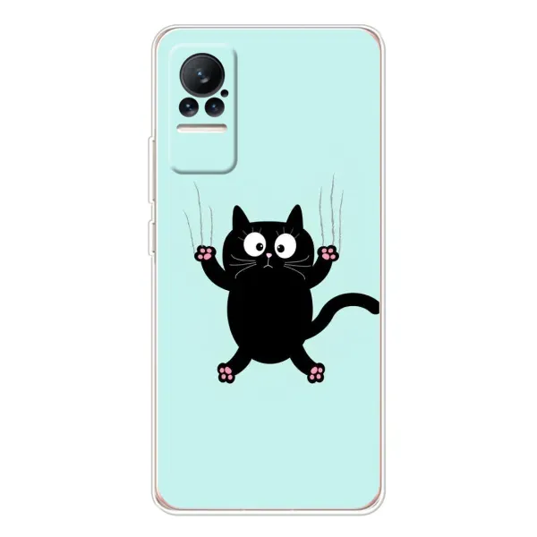 Чехол с принтом «Падающий кот» для Xiaomi Civi 1S Чехол с принтом «Падающий кот» для Xiaomi Civi 1S